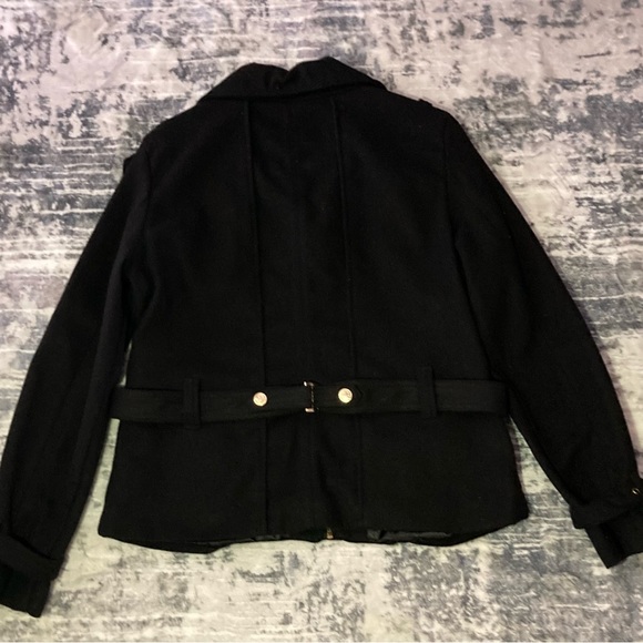 Vintage Rocawear Belted Wool Pea Coat - Picture 8 of 12